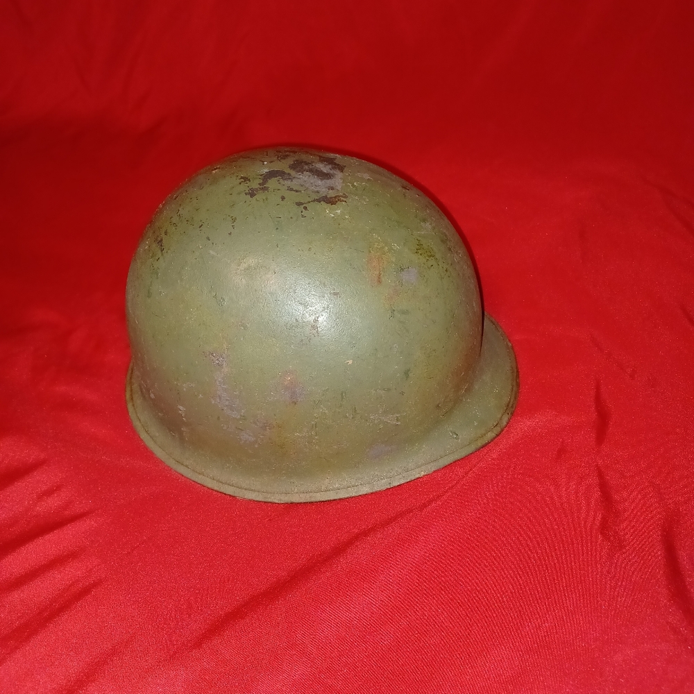 Vintage Army military Steel Helmet